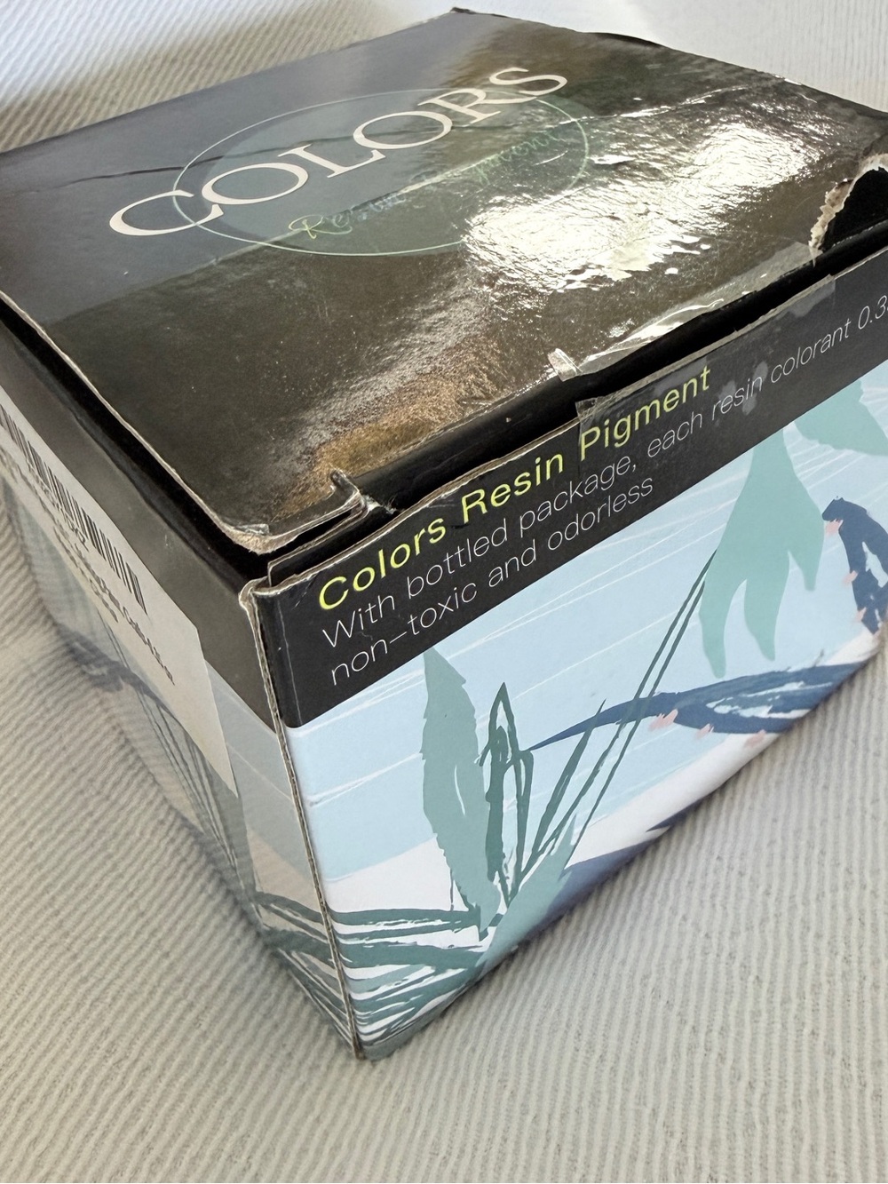 Colors Resin Pigment Set by Colors — Teal and Black